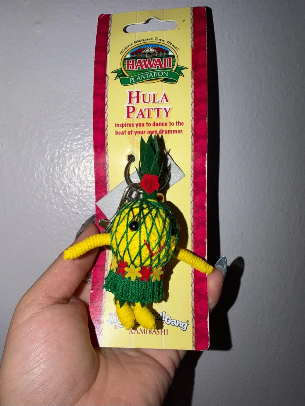 NWT The String Door Gang Hawaii Plantation Hula Patty Keychain